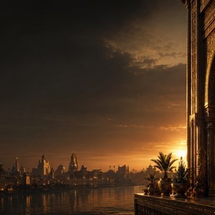 غلاف ذهب العراق الملكي